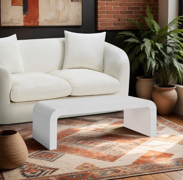 Meridian Furniture Toulon White Coffee Table-4