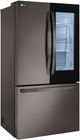LG 27 Cu. Ft. PrintProof™ Black Stainless Steel Smart InstaView® Counter Depth French Door Refrigerator -2