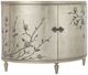 Hooker® Furniture Melange Marguerite Champagne Leaf 2-Door Demilune Chest-0