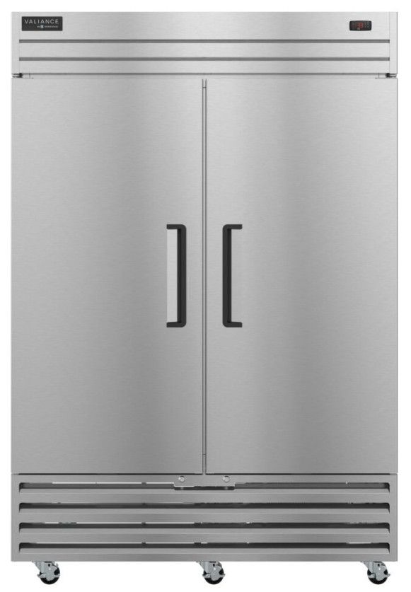 Hoshizaki Valiance® 55" 42.5 Cu. Ft. Stainless Steel Two Section Upright Freezer with Lock-0