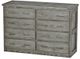Crate Designs™ Furniture Storm Dresser with Lacquer Finish Top Only-0