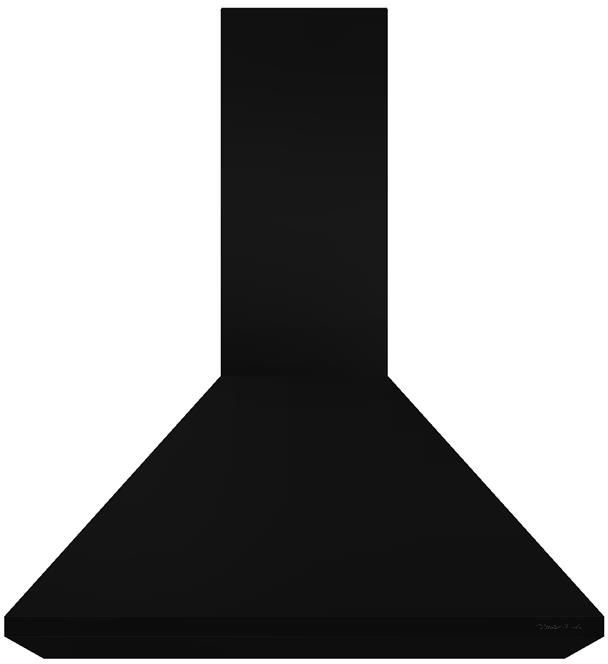Vent-A-Hood® 30" Black Euro Style Wall Mounted Range Hood-0