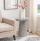 Linon Capiz Black Side Table-1