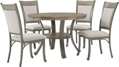 Powell® Franklin 5-Piece Gray/Pewter Dining Set
