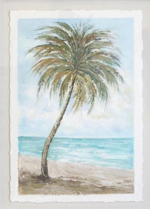 Stylecraft Solo Seaside Palm Framed Print-0