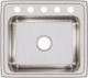Elkay Lustertone® Classic Lustrous Satin 22" x 19-1/2" x 7-5/8" 5-Hole Single Bowl Drop-In Sink-1