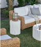 Universal Explore Home™ Coastal Living Outdoor Geneva Abaco White End Table-1