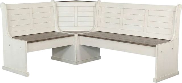 Sunny Designs™ Pasadena 4-Piece Buckskin/Marble White Breakfast Nook Set-1
