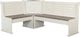 Sunny Designs™ Pasadena 4-Piece Buckskin/Marble White Breakfast Nook Set-2