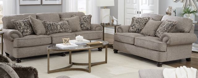 American Wholesale Furniture Freemont Pewter Loveseat-1