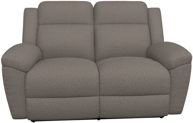 La-Z-Boy® Joel Pewter Power Reclining Loveseat with Headrest-1