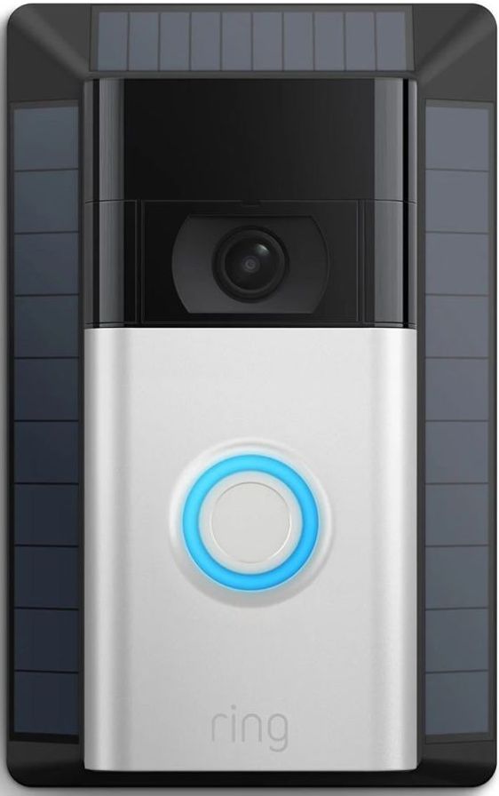 ring Black Solar Charger for Battery Doorbells (2nd Generation)-2