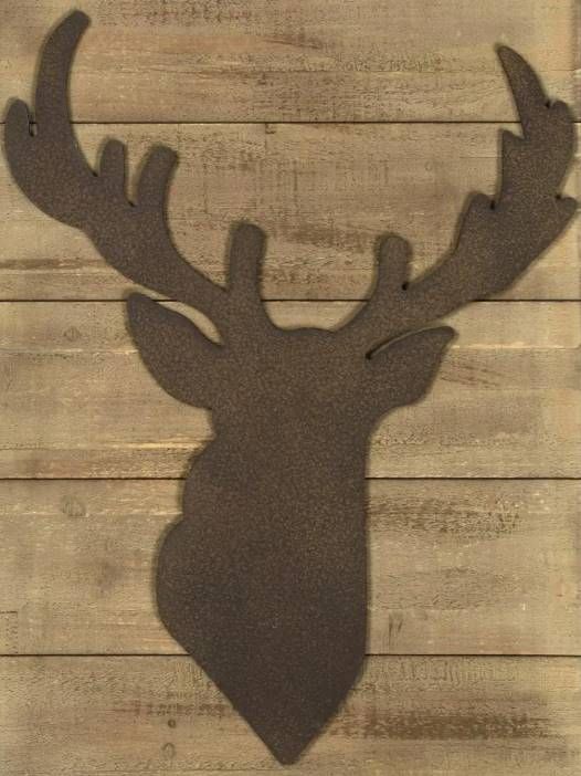 Classy Art Brown Deer Head Wall Decor-1