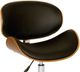 Armen Living Daphne Black/Brown Office Chair-2