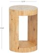Linon Capiz Beige Side Table-2