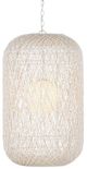 Currey & Company Cream Cocoon Large Pendant-1