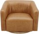 KUKAHOME Dana Concord Camel Accent Swivel Chair-1
