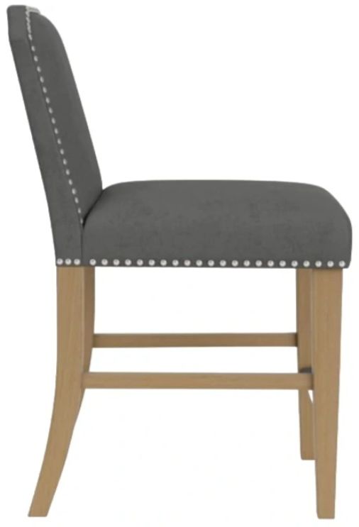 Riverside Furniture Mix-N-Match 2-Piece Slate Clipped Top Upholstered Dining Counter Stool Set-3