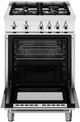 Bertazzoni Professional Series 24" Fingerprint Resistant Stainless Steel Pro Style Gas Range-1