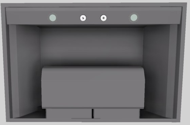 Vent-A-Hood® Designer Series 36" Gunsmoke Wall Mounted Range Hood-3