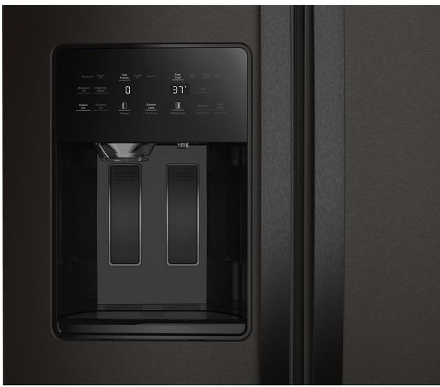 Whirlpool® 36" 20.9 Cu. Ft. Black Stainless Steel Counter Depth Side by Side Refrigerator-3