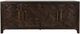 Jofran Inc. Gramercy Dark Chevron 4-Door Accent Cabinet-2
