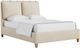 Vaughan-Bassett NordHaven Clear Maple/Pure White King Upholstered Panel Bed-0