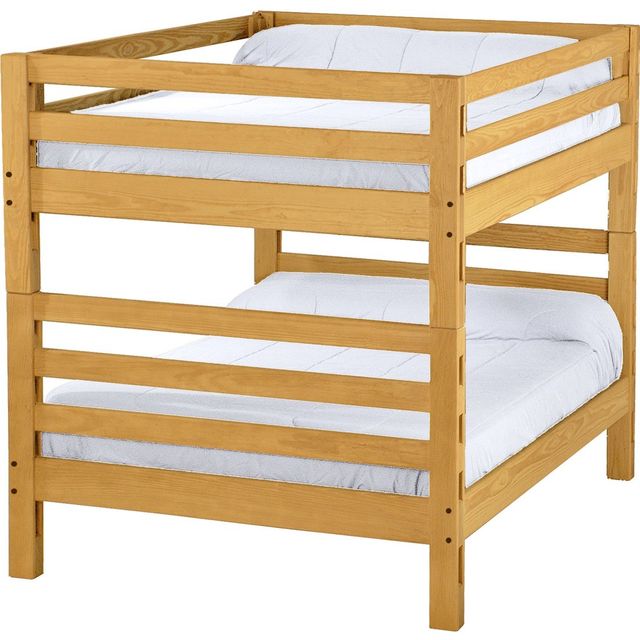 Crate Designs™ Furniture Queen/Queen Ladder End Bunk Bed-0