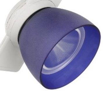 Cal® Lighting & Accessories Blue/White Track Light-1