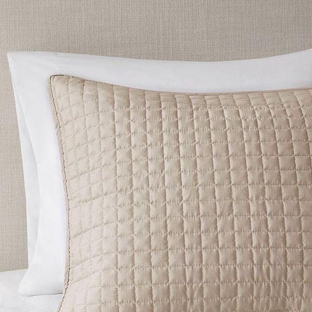 Olliix by 510 Design Otto Khaki Full/Queen 3 Piece Reversible Coverlet Set-4
