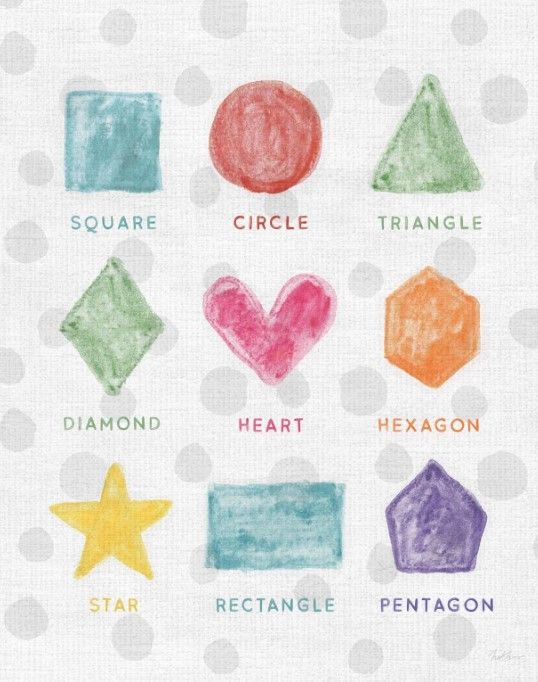 Classy Art Watercolor Shapes by Natalie Carpentieri Wall Art-0