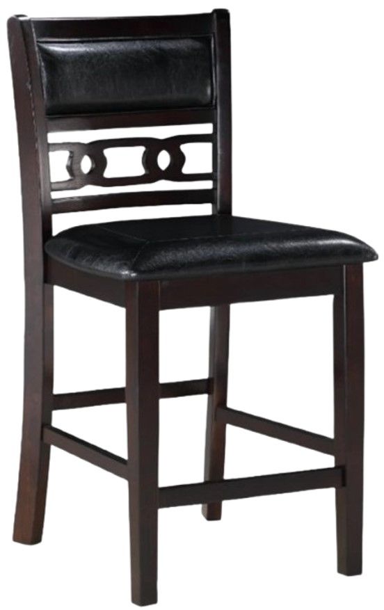 New Classic® Home Furnishings Gia Ebony Counter Height Dining Chair-0
