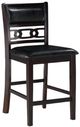 New Classic® Home Furnishings Gia Ebony Counter Height Dining Chair-0