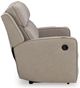 Signature Design by Ashley® Lavenhorne Pebble Reclining Sofa with Drop Down Table-3