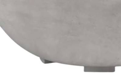 Sunset West Gray Concrete 41" Outdoor Fire Bowl-2