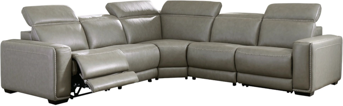 Signature Design By Ashley® Correze 5-Piece Gray Power Reclining ...