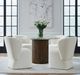 Liberty Furniture 4-Piece Ivory Shelter Side Panels Chair Set-1