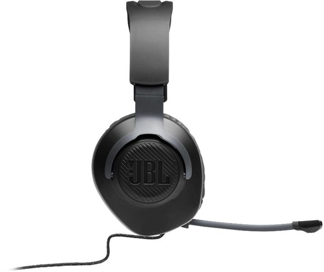 JBL Quantum 100 Black Wired Over-Ear Gaming Headphones with Mic-5