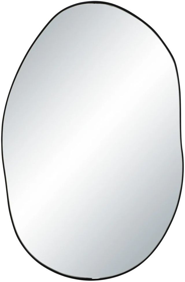 Renwil® Messini Matte Black Accent Mirror-0