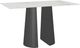 Amisco Customizable Gemma 72" Rectangular Bar Height Pub Table with 0.5" Italian Porcelain on Glass Top-0