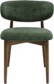 TOV Furniture Zinea Brown/Forest Green Dining Chair-3