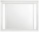 Coaster® Marmore White Mirror-1