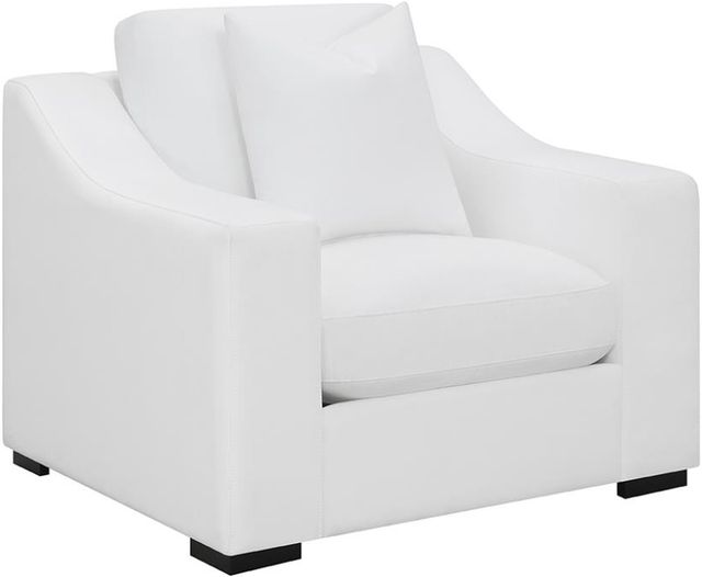 Coaster® Ashlyn White Chair-0