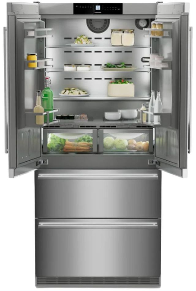 Liebherr 36 in. 18.9 Cu. Ft. Stainless Steel Counter Depth French Door Refrigerator with BioFresh-2