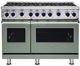Viking® 7 Series 48'' Eucalyptus Pro Style Gas Range-0