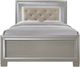 Elements International Platinum Champagne Full Youth Bed-1