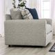 Furniture of America® Chancery Gray Chair and Half-2