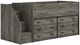 Signature Design by Ashley® Frandern Warm Gray Youth Twin Loft Bed with Drawer Storage-0