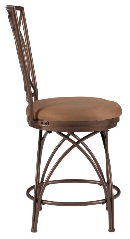 Powell® Brasco Bronze/Tan Big and Tall Counter Stool-3