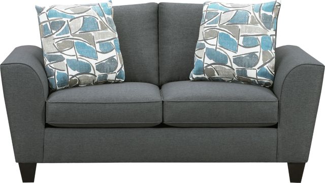 Style Line Petunia Coastal Graphite Loveseat-1